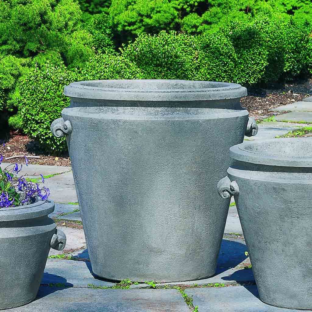 Campania Scroll Handle Tub Planter - P-293A