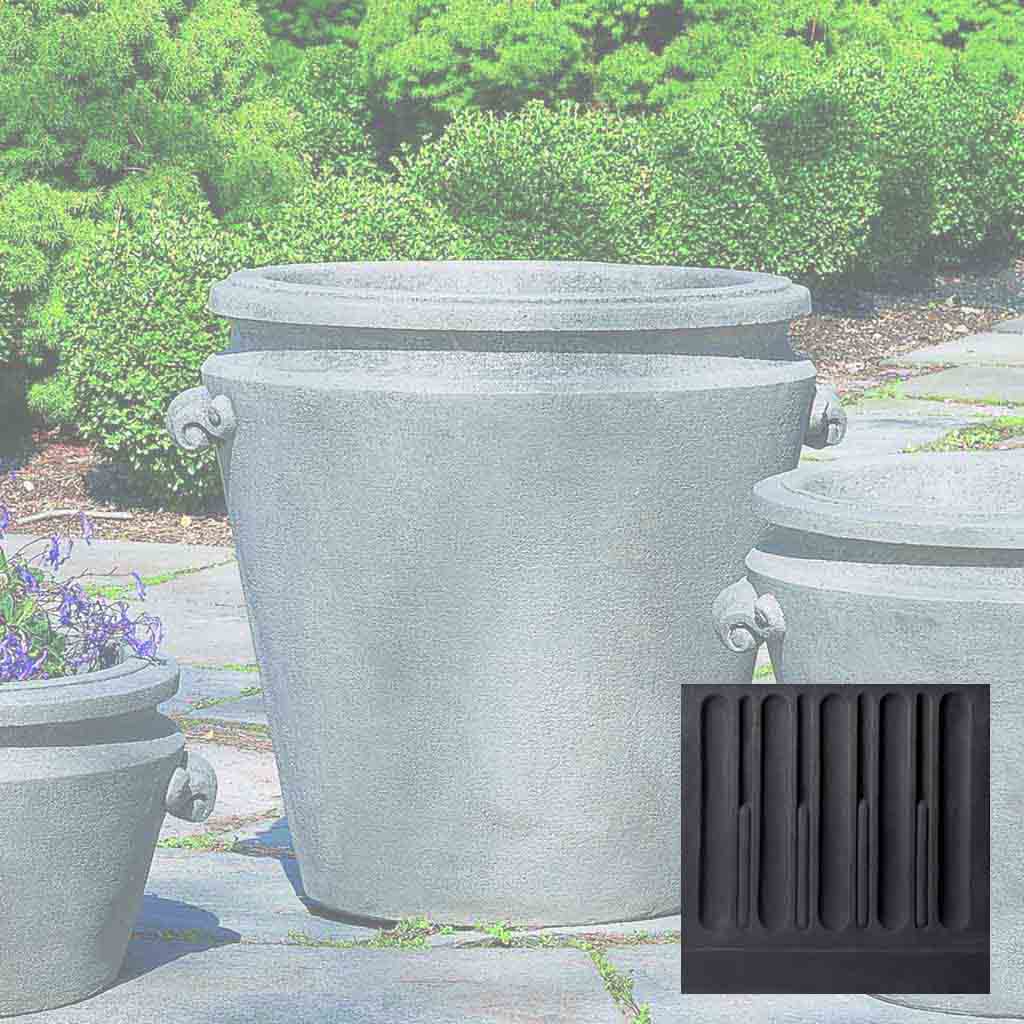 Campania Scroll Handle Tub Planter - P-293A