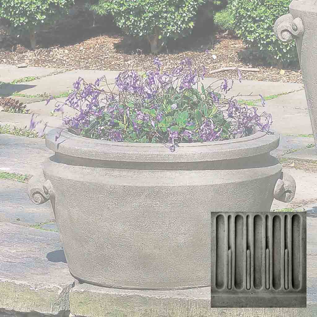 Campania Scroll Handle Tub Planter - P-293A