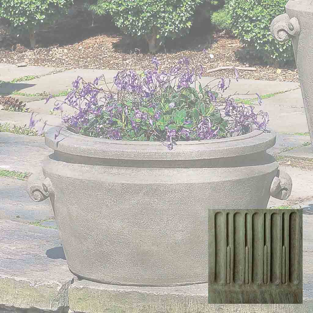 Campania Scroll Handle Tub Planter - P-293A