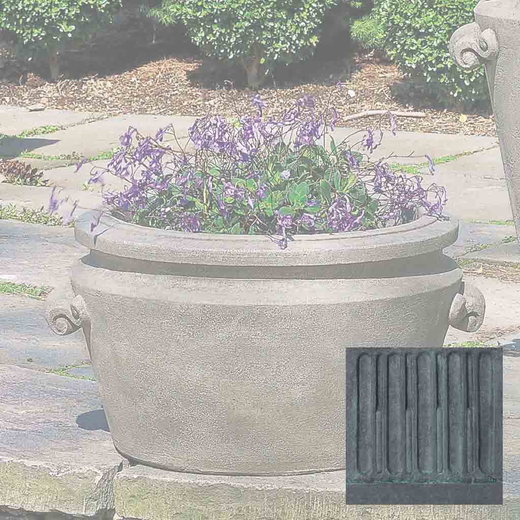 Campania Scroll Handle Tub Planter - P-293A