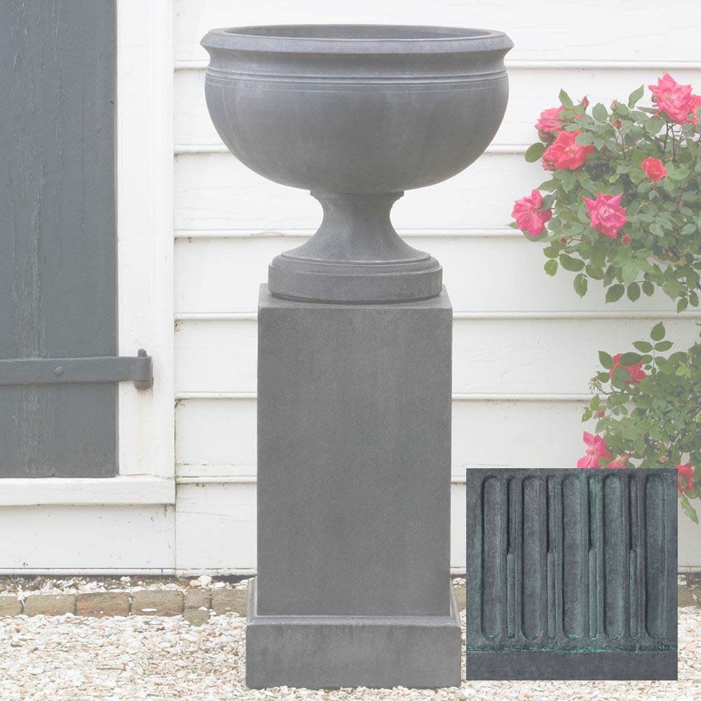 Campania Wburg Plantation Urn w/ Classic Tall Pedestal - PPD-454