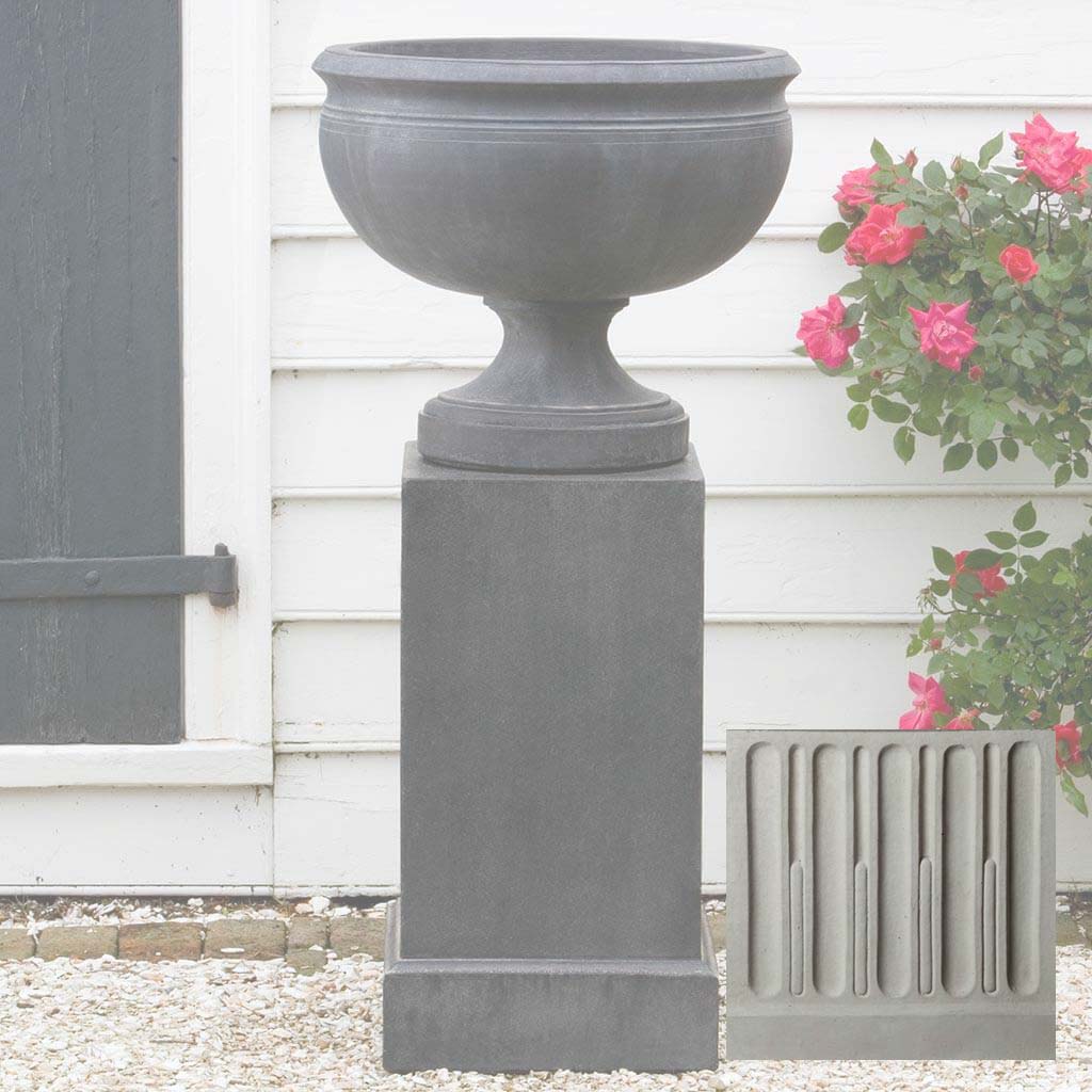 Campania Wburg Plantation Urn w/ Classic Tall Pedestal - PPD-454