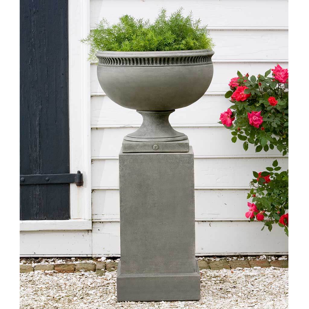 Campania Wburg Tayloe House Urn w/ Classic Tall Pedestal - PPD-459