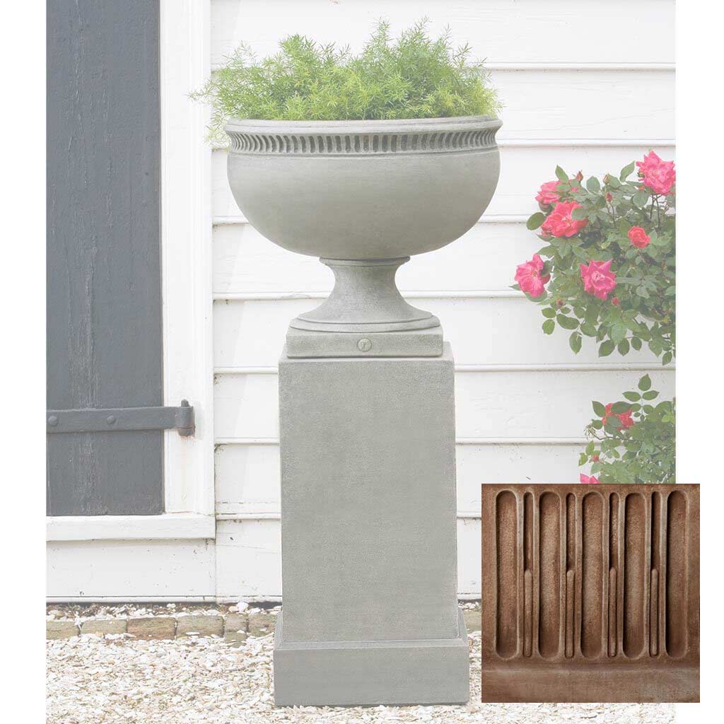 Campania Wburg Tayloe House Urn w/ Classic Tall Pedestal - PPD-459