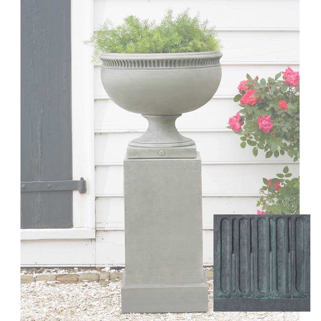 Campania Wburg Tayloe House Urn w/ Classic Tall Pedestal - PPD-459