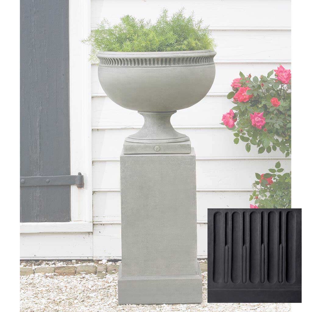 Campania Wburg Tayloe House Urn w/ Classic Tall Pedestal - PPD-459