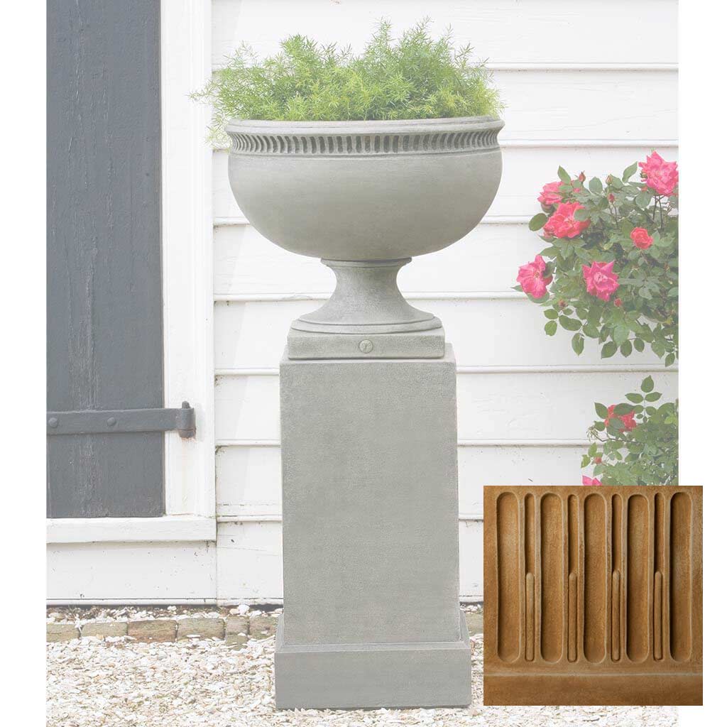 Campania Wburg Tayloe House Urn w/ Classic Tall Pedestal - PPD-459