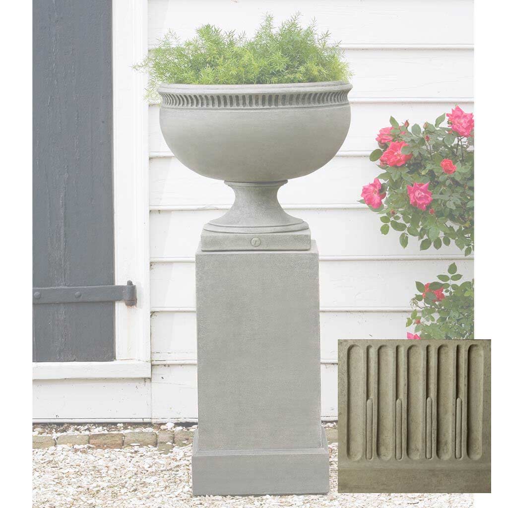 Campania Wburg Tayloe House Urn w/ Classic Tall Pedestal - PPD-459