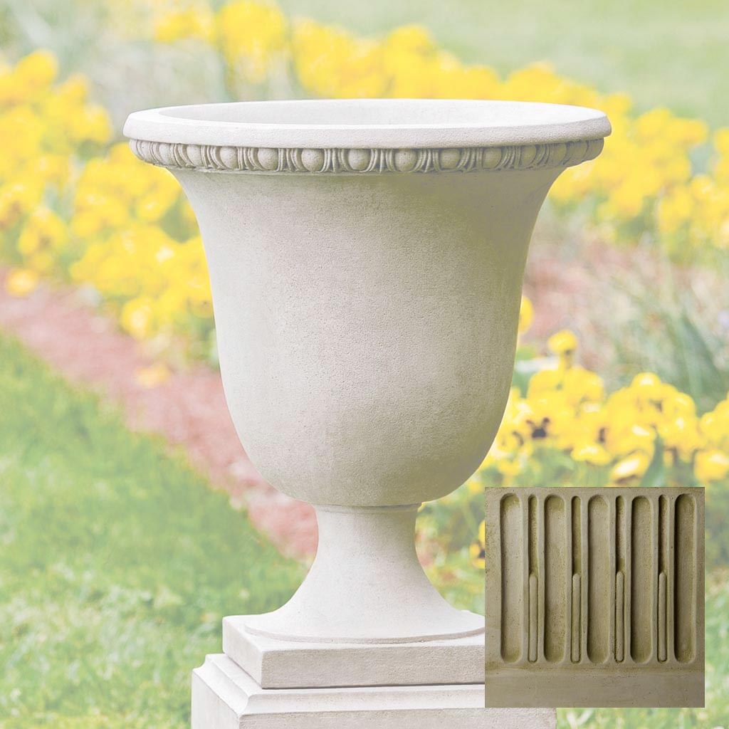 Campania Williamsburg Egg and Dart Urn Planter - P-467