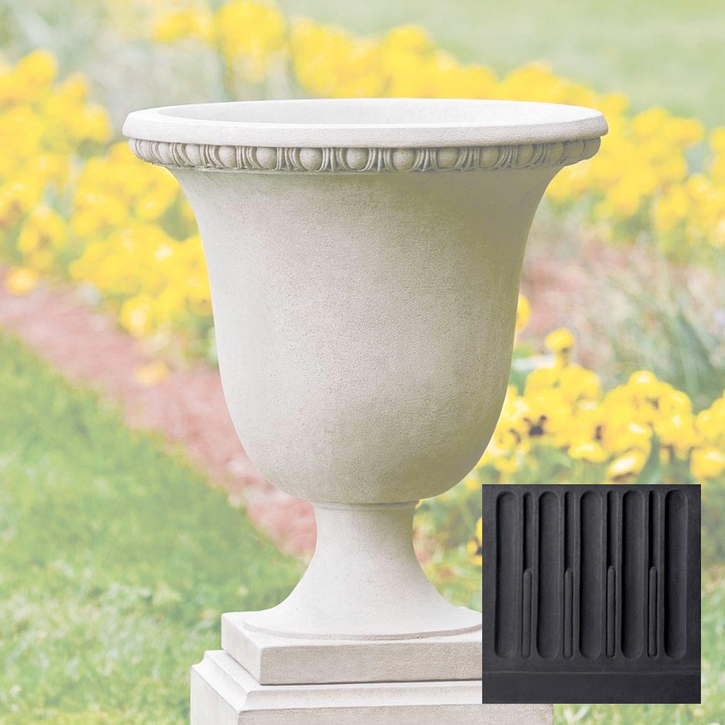 Campania Williamsburg Egg and Dart Urn Planter - P-467