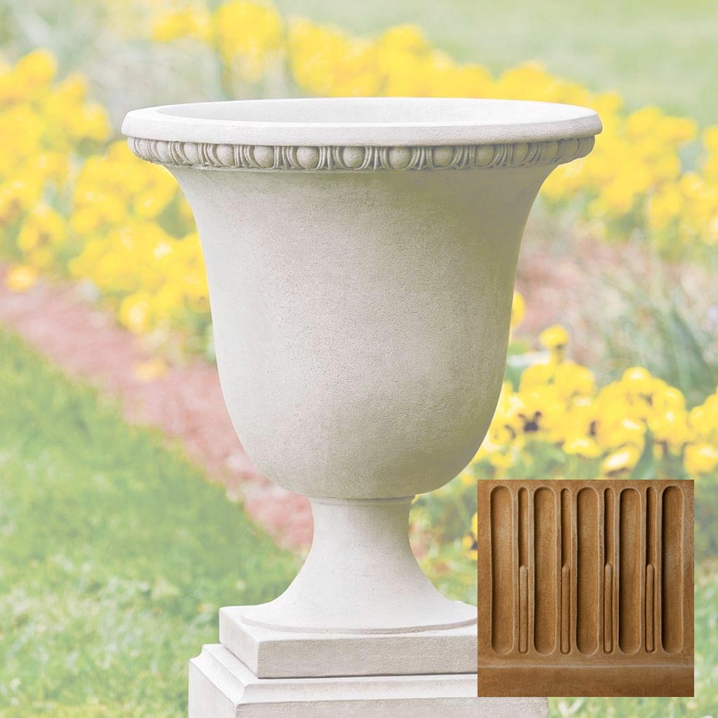Campania Williamsburg Egg and Dart Urn Planter - P-467