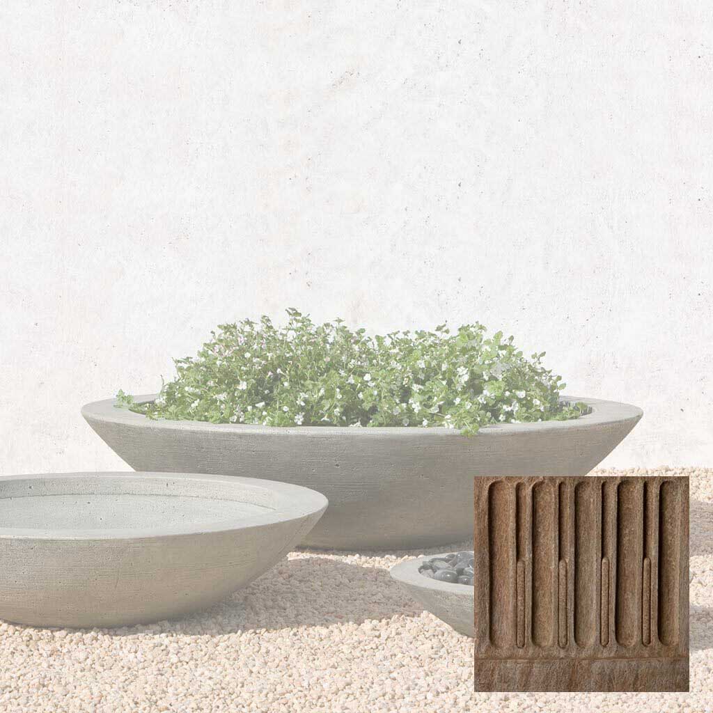 Campania Low Zen Bowl Planter - P-502