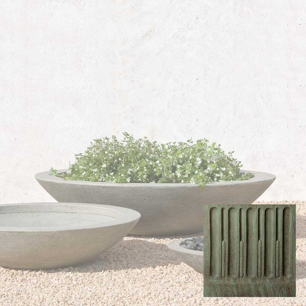 Campania Low Zen Bowl Planter - P-502
