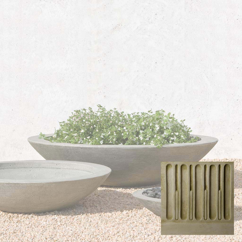 Campania Low Zen Bowl Planter - P-502