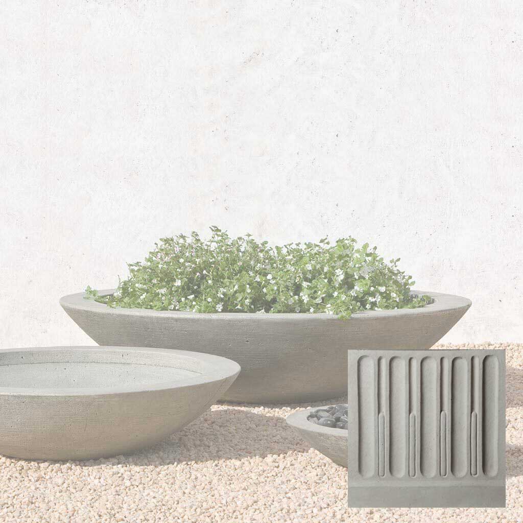 Campania Low Zen Bowl Planter - P-502