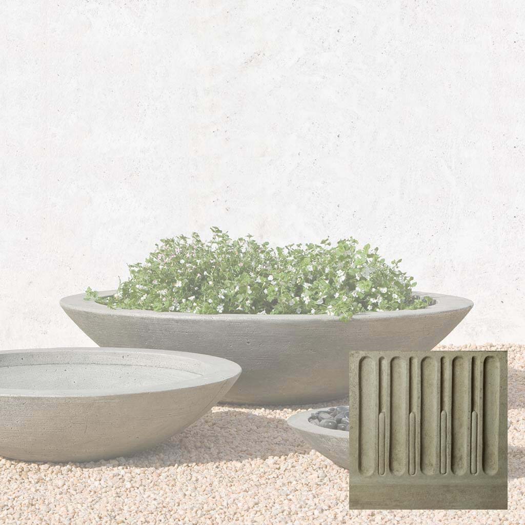 Campania Low Zen Bowl Planter - P-502