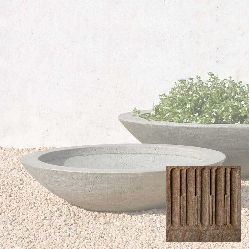 Campania Low Zen Bowl Planter - P-502