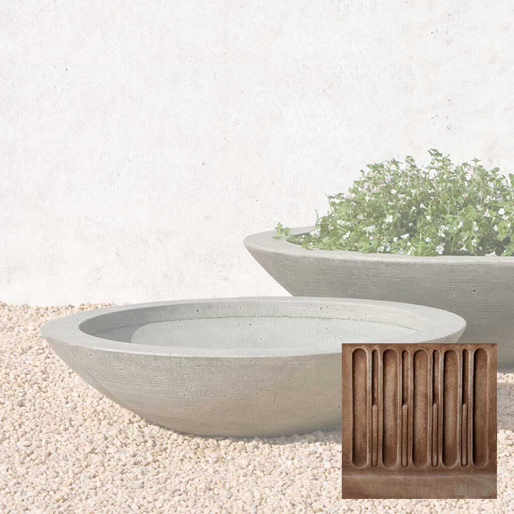 Campania Low Zen Bowl Planter - P-502