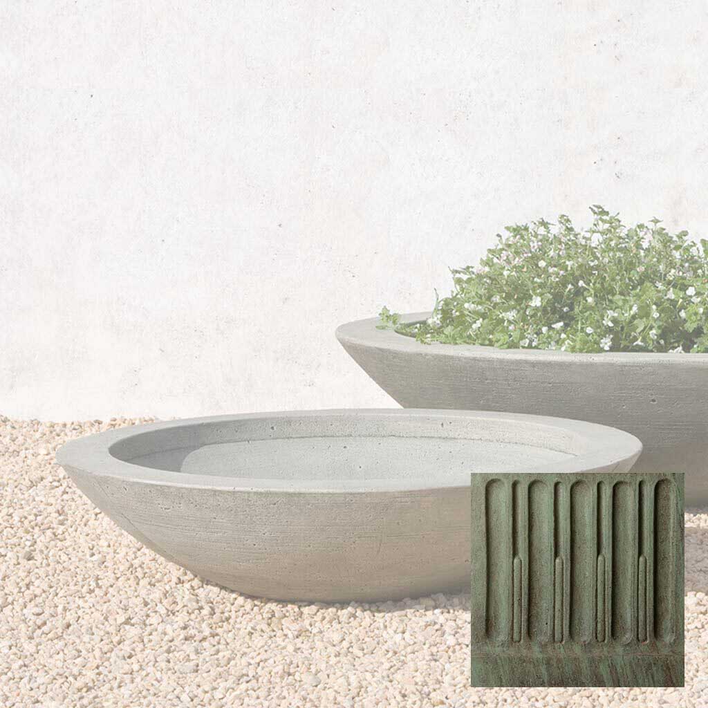 Campania Low Zen Bowl Planter - P-502
