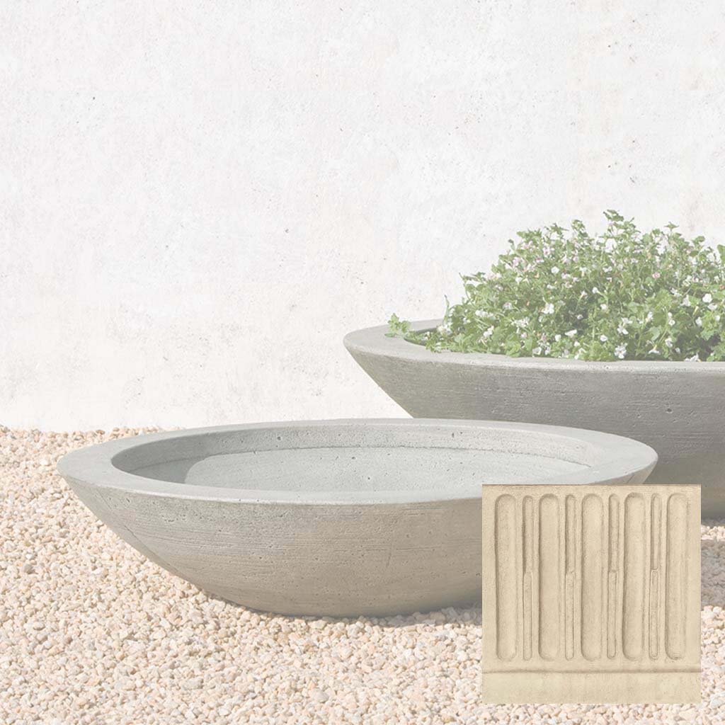 Campania Low Zen Bowl Planter - P-502