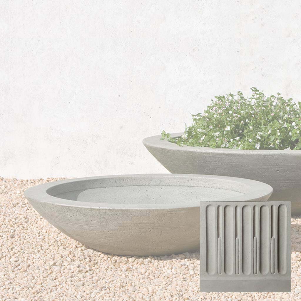 Campania Low Zen Bowl Planter - P-502