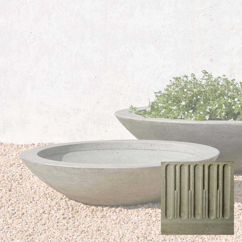 Campania Low Zen Bowl Planter - P-502