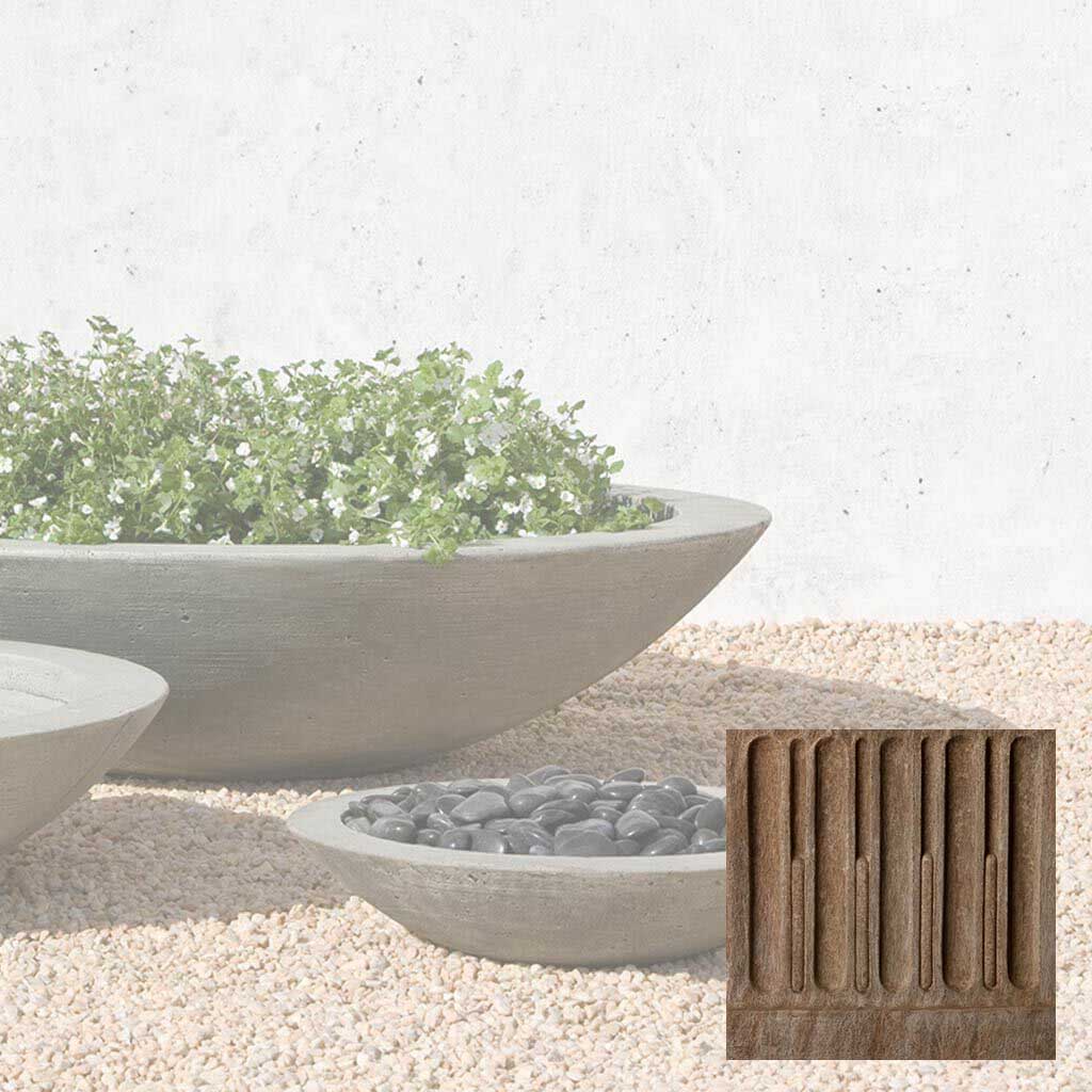 Campania Low Zen Bowl Planter - P-502