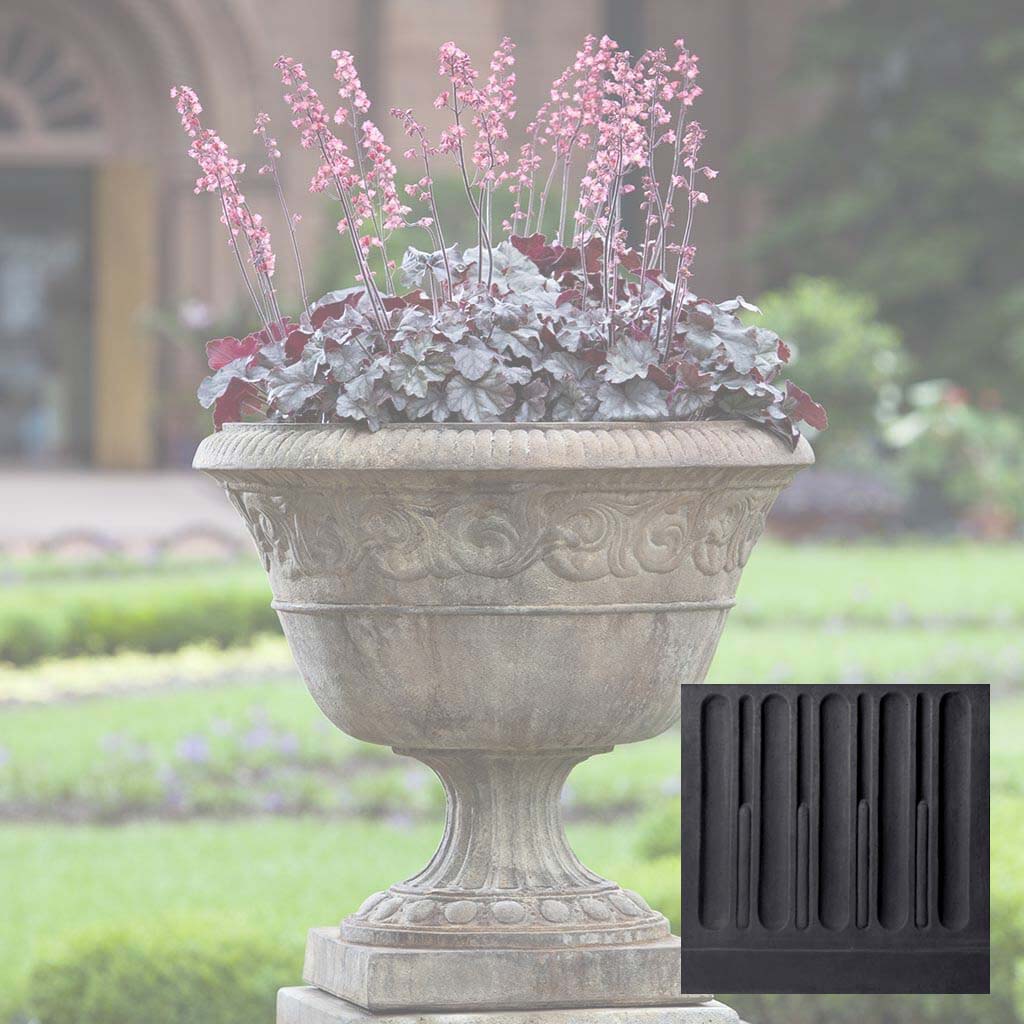 Campania Smithsonian Foliated Scroll Urn - P-523