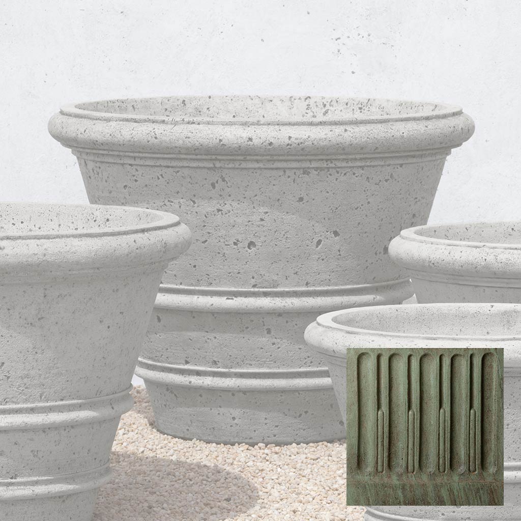 Campania Textured Rolled Rim - P-543