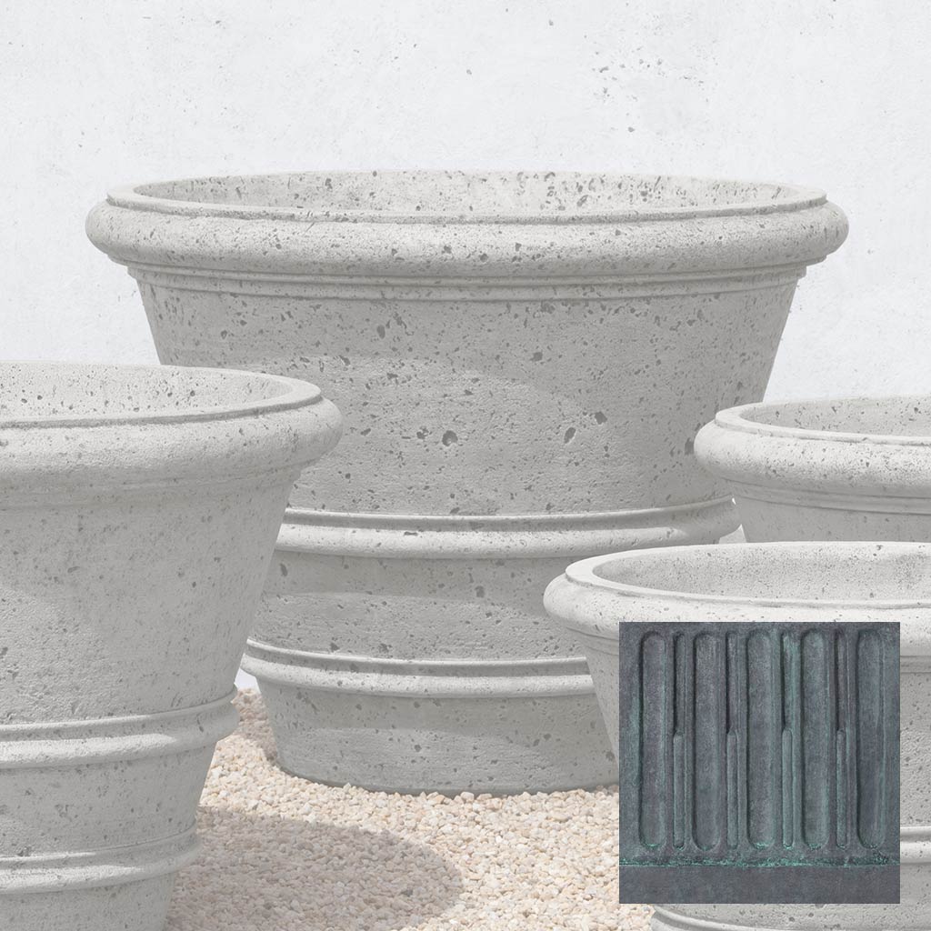 Campania Textured Rolled Rim - P-543