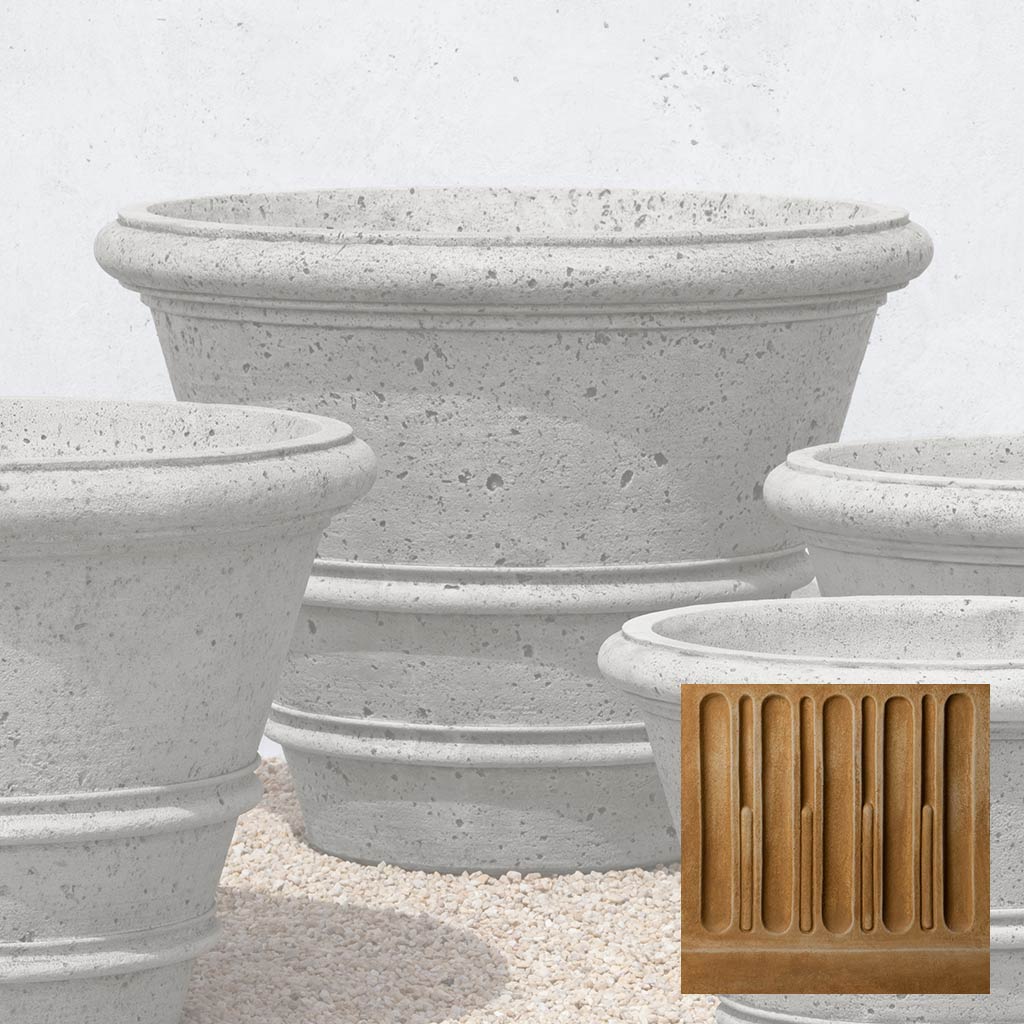 Campania Textured Rolled Rim - P-543