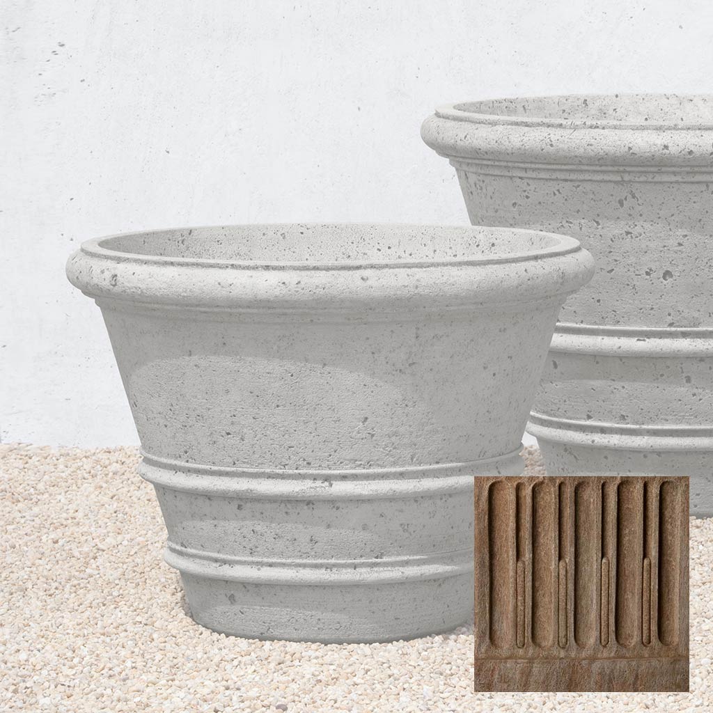 Campania Textured Rolled Rim - P-543