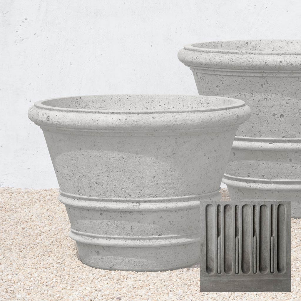 Campania Textured Rolled Rim - P-543
