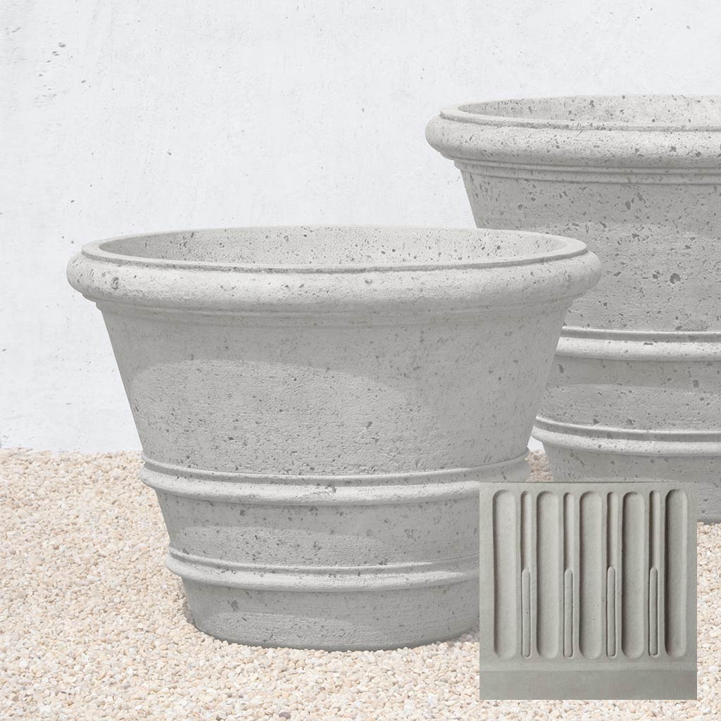 Campania Textured Rolled Rim - P-543