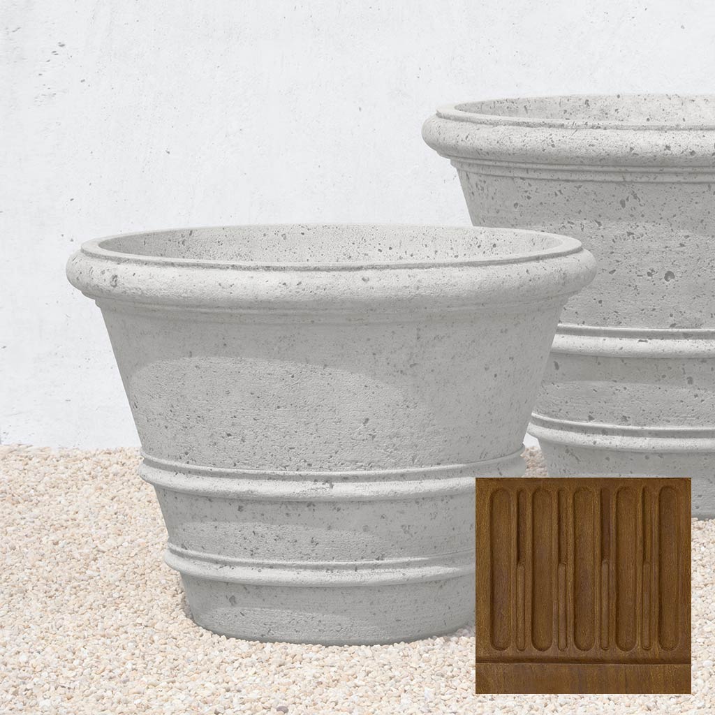 Campania Textured Rolled Rim - P-543