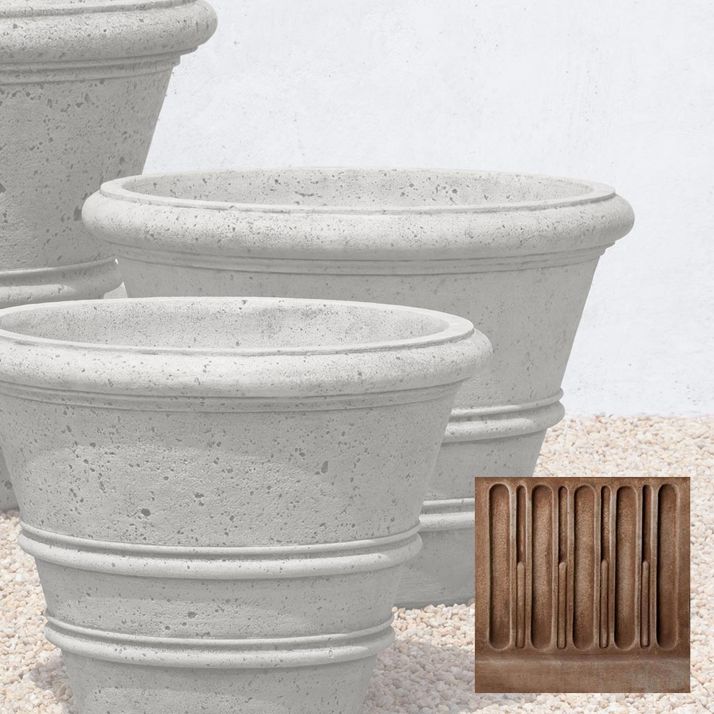 Campania Textured Rolled Rim - P-543