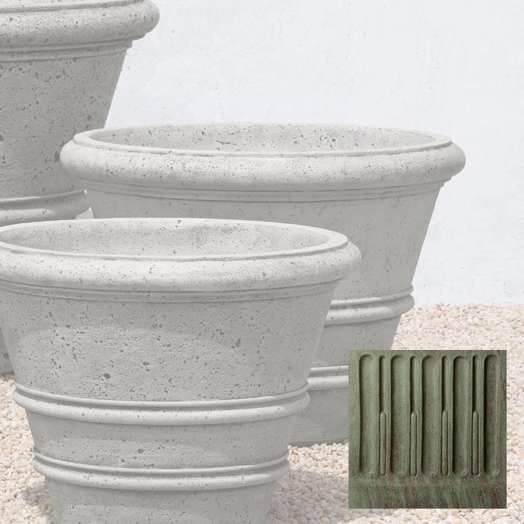 Campania Textured Rolled Rim - P-543