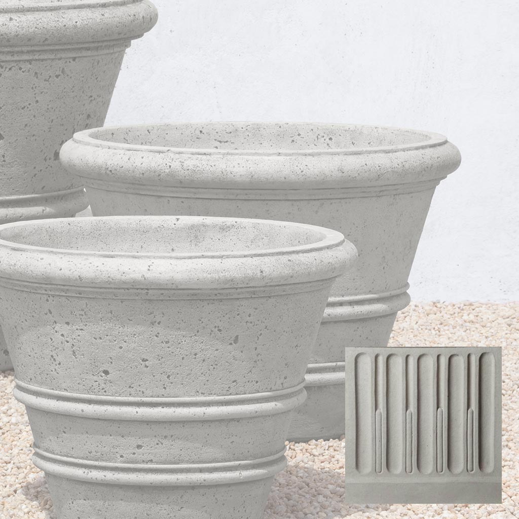 Campania Textured Rolled Rim - P-543