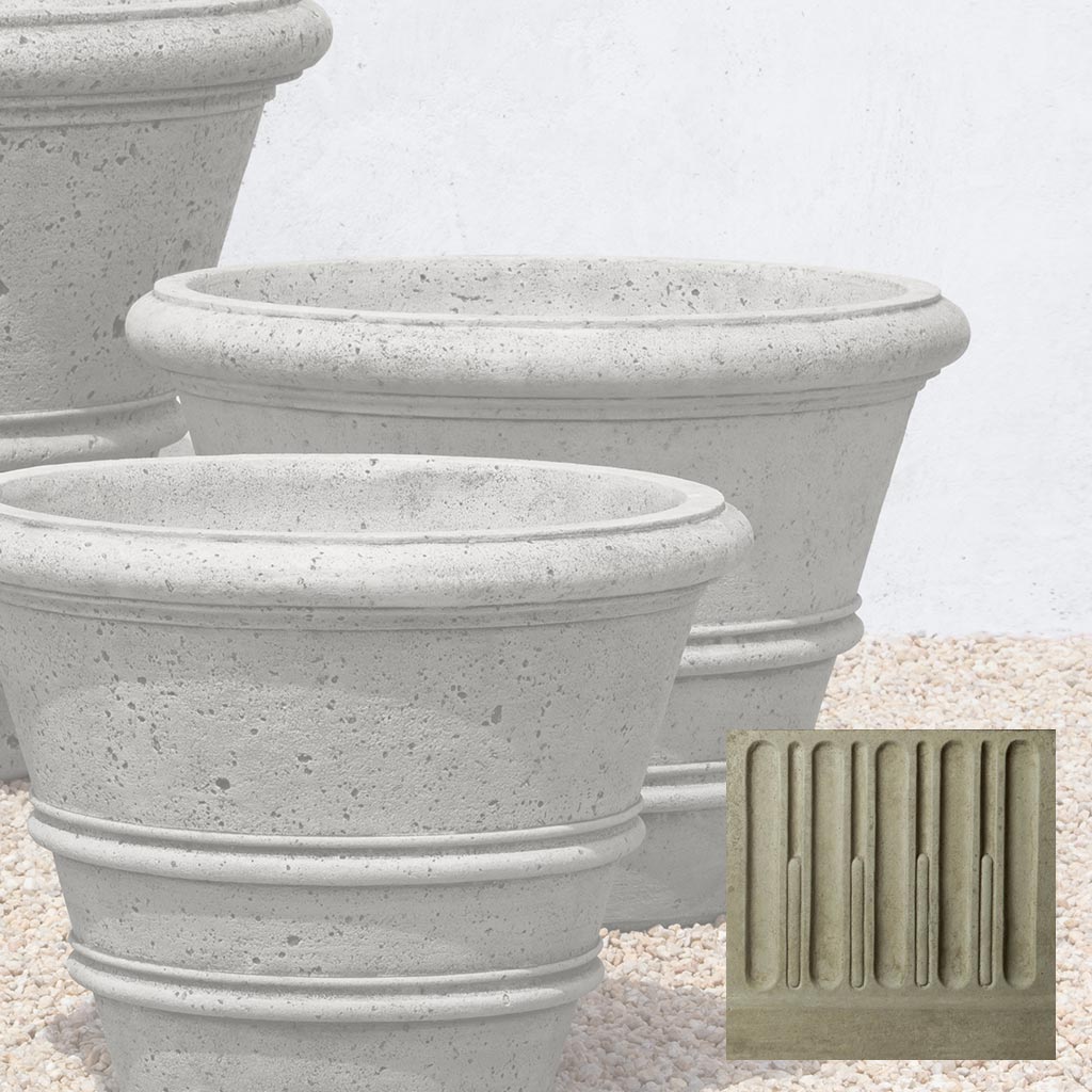 Campania Textured Rolled Rim - P-543