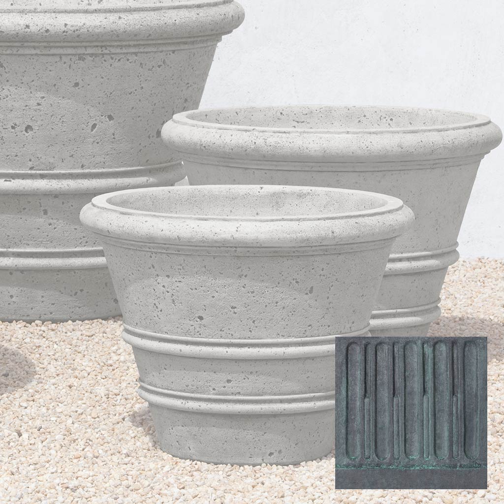 Campania Textured Rolled Rim - P-543