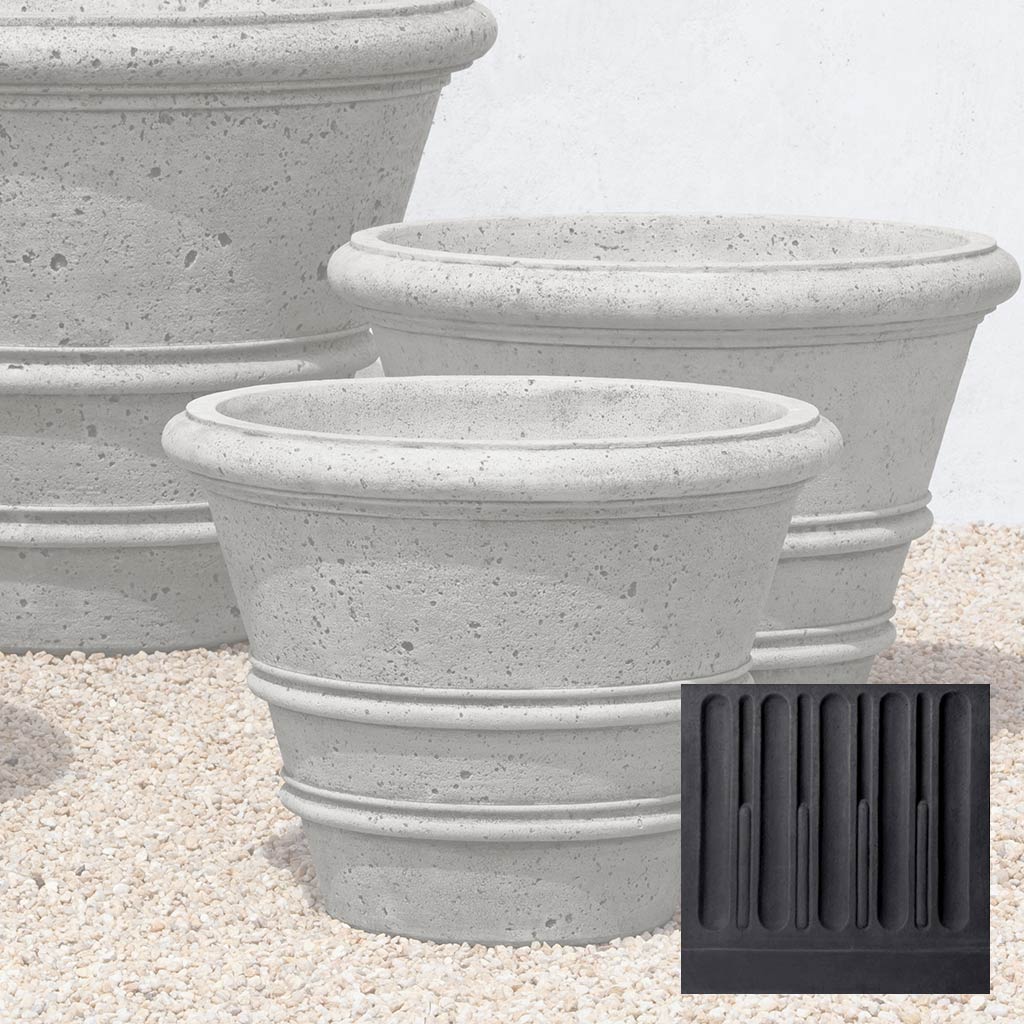 Campania Textured Rolled Rim - P-543