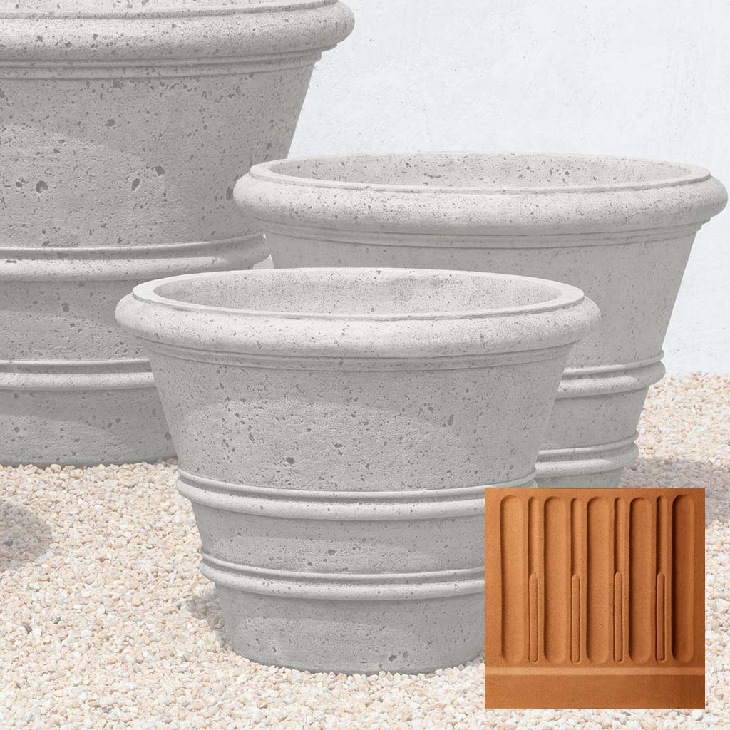 Campania Textured Rolled Rim - P-543