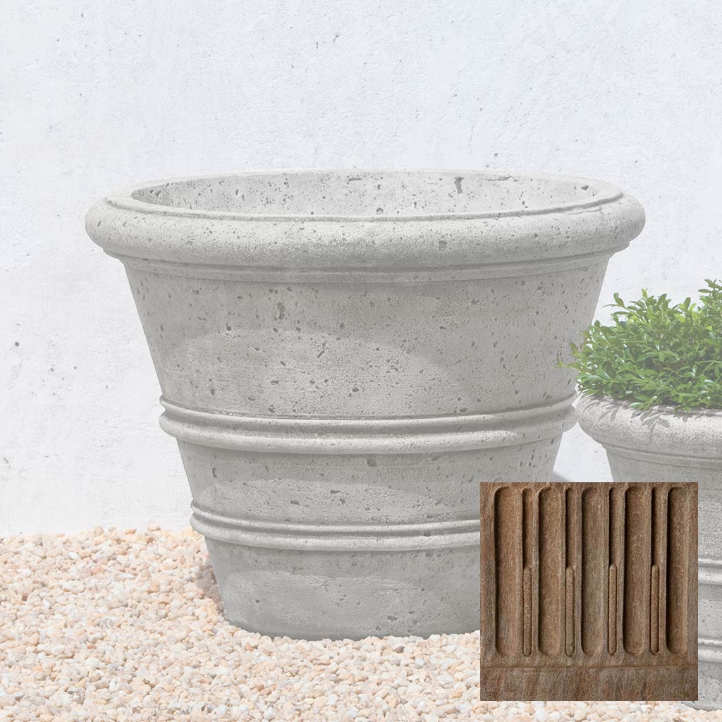 Campania Textured Rolled Rim - P-543