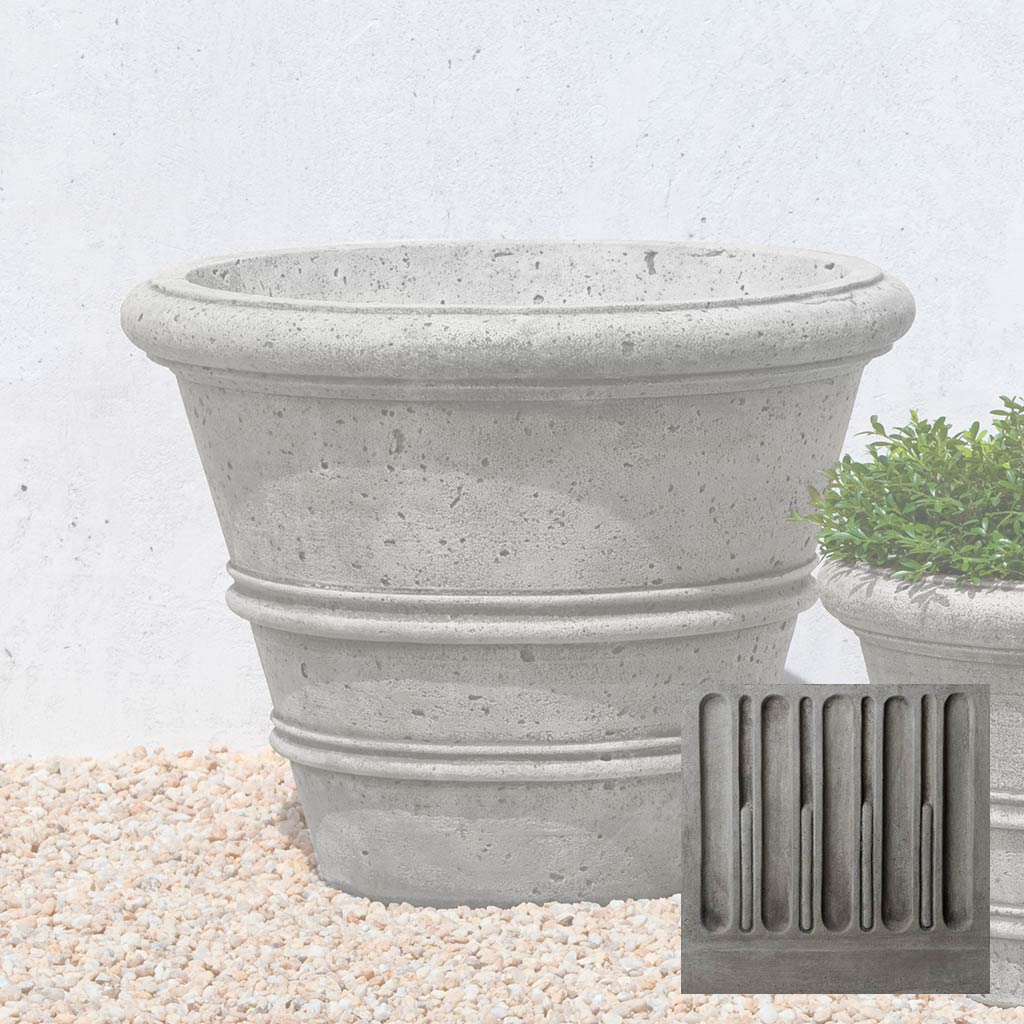 Campania Textured Rolled Rim - P-543