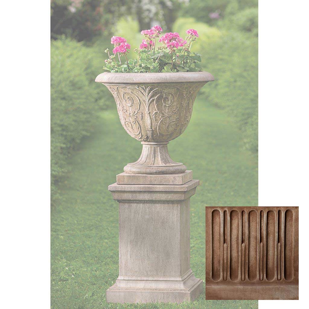 Campania Palais Arabesque Urn with Pedestal - PPD-609
