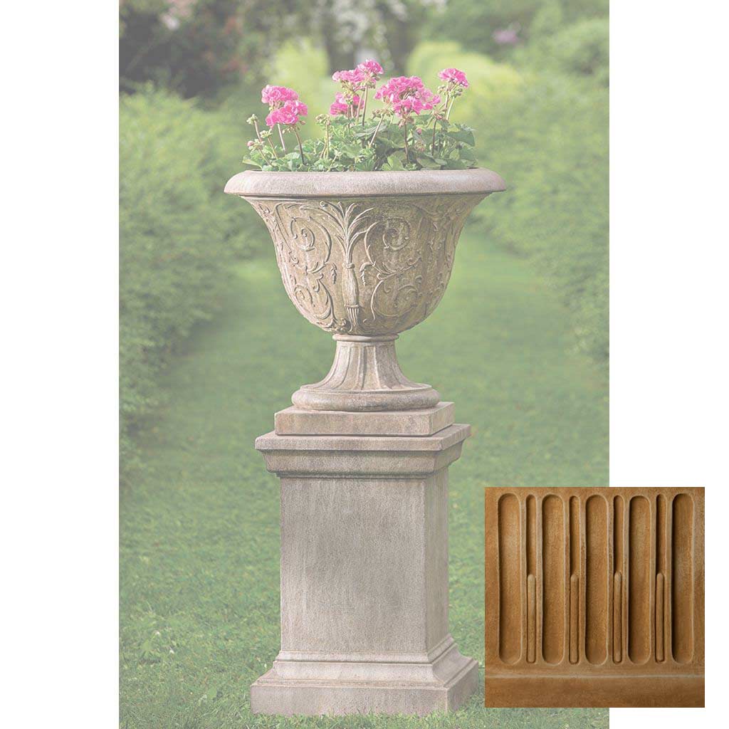 Campania Palais Arabesque Urn with Pedestal - PPD-609