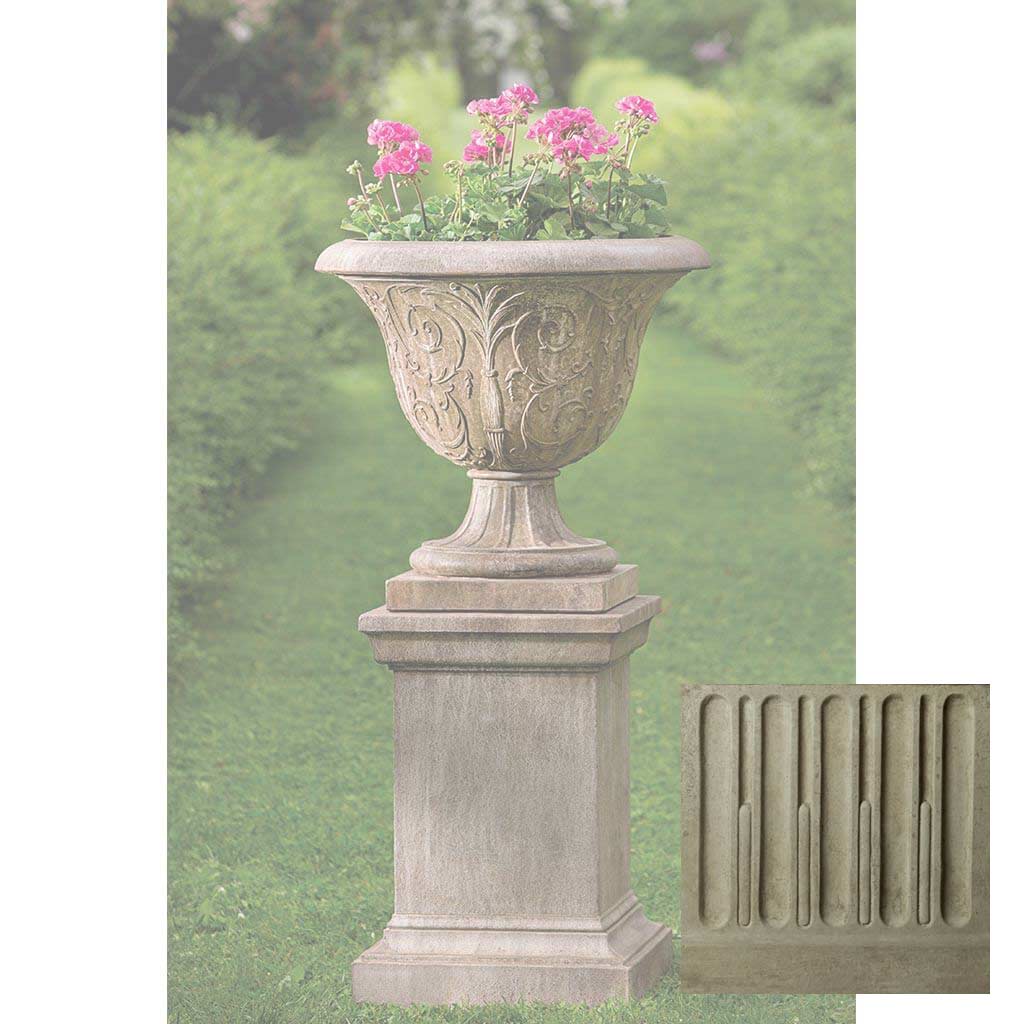 Campania Palais Arabesque Urn with Pedestal - PPD-609