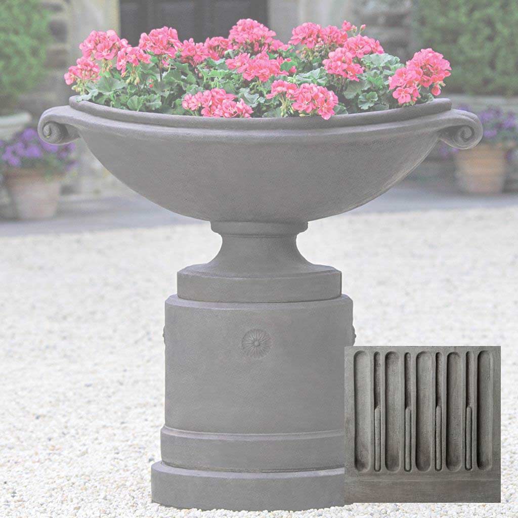 Campania Medici Planter with Pedestal - PPD-630