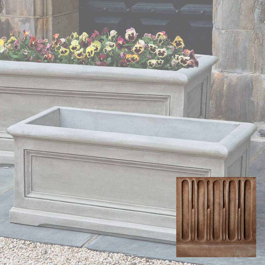 Campania Orleans Window Box Planter, Medium - P-640